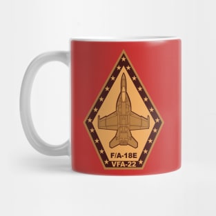 VFA-22 Fighting Redcocks - F/A-18 Mug